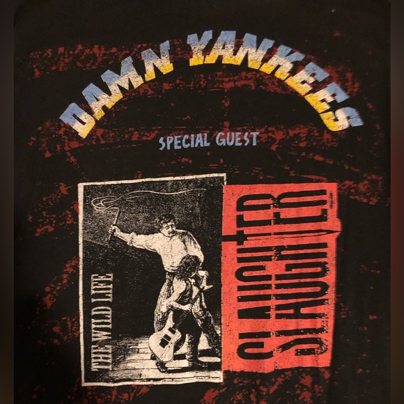 VINTAGE Damn Yankees Concert T-Shirt Size M - Picture 4 of 5